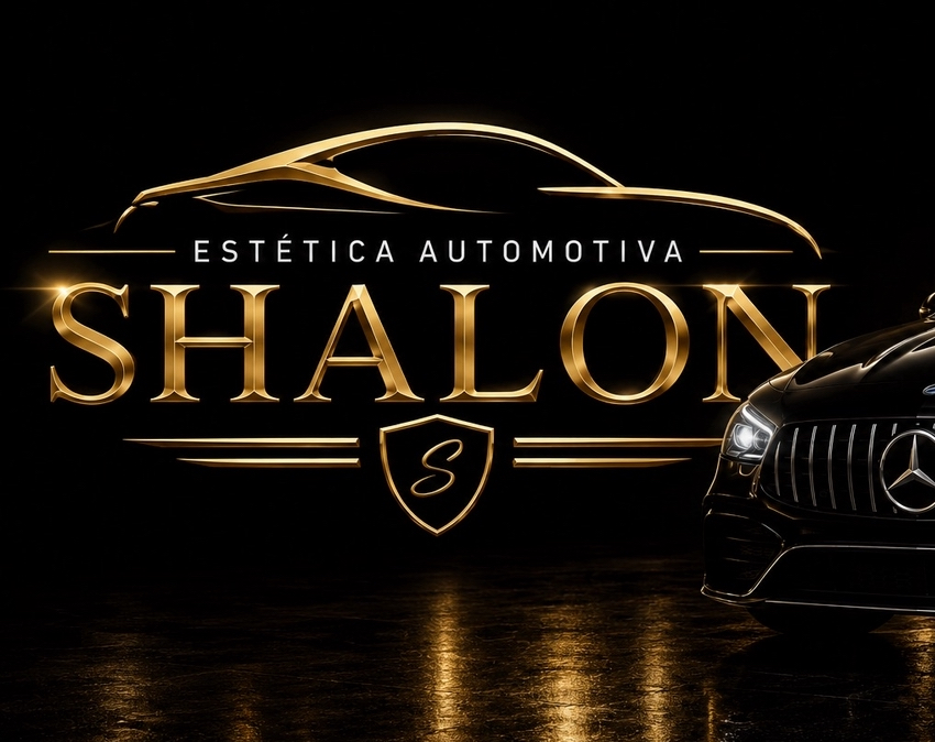 Identidade visual original da Estética Automotiva Shalon